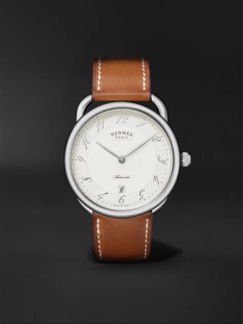 hermes arceau watch automatic|Hermes watch leather strap.